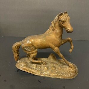 Bronze-Tone BREYER Horse Figurine Sculpture - Home Art Accent, Very Vintage!!